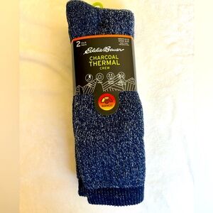 COPY - Eddie Bauer Thermal Crew Socks, 2-pack. Men’s size 6-12.